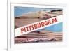 Airport Views, Pittsburgh, Pennsylvania-null-Framed Premium Giclee Print