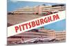 Airport Views, Pittsburgh, Pennsylvania-null-Mounted Premium Giclee Print