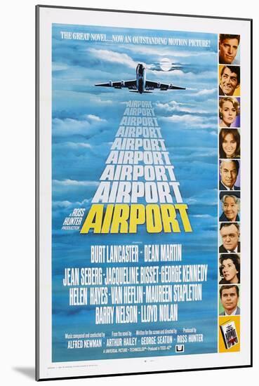 Airport-null-Mounted Poster