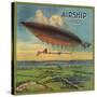 Airship Brand - Fillmore, California - Citrus Crate Label-Lantern Press-Stretched Canvas