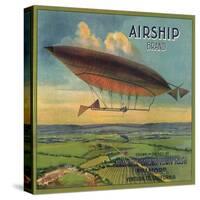 Airship Brand - Fillmore, California - Citrus Crate Label-Lantern Press-Stretched Canvas