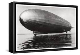 Airship Lz127 'Graf Zeppelin' Landing on Lake Constance, Germany, 1933-null-Framed Stretched Canvas