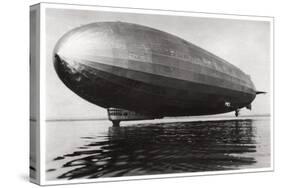 Airship Lz127 'Graf Zeppelin' Landing on Lake Constance, Germany, 1933-null-Stretched Canvas
