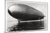 Airship Lz127 'Graf Zeppelin' Landing on Lake Constance, Germany, 1933-null-Mounted Giclee Print