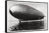 Airship Lz127 'Graf Zeppelin' Landing on Lake Constance, Germany, 1933-null-Framed Stretched Canvas