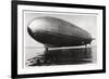 Airship Lz127 'Graf Zeppelin' Landing on Lake Constance, Germany, 1933-null-Framed Giclee Print