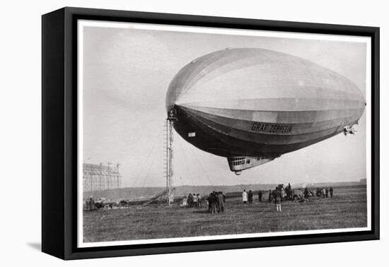 Airship Lz127 'Graf Zeppelin' Moored at Loewental, Germany, 1933-null-Framed Stretched Canvas