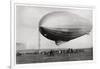 Airship Lz127 'Graf Zeppelin' Moored at Loewental, Germany, 1933-null-Framed Giclee Print