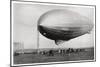 Airship Lz127 'Graf Zeppelin' Moored at Loewental, Germany, 1933-null-Mounted Premium Giclee Print