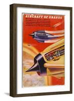 Airship of Uranus-null-Framed Art Print