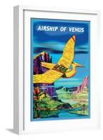 Airship of Venus-null-Framed Art Print