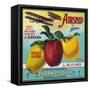 Airship Pajaro Valley Brand Apple Label, Watsonville, California-Lantern Press-Framed Stretched Canvas