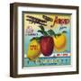 Airship Pajaro Valley Brand Apple Label, Watsonville, California-Lantern Press-Framed Art Print