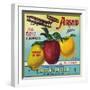 Airship Pajaro Valley Brand Apple Label, Watsonville, California-Lantern Press-Framed Art Print