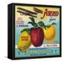 Airship Pajaro Valley Brand Apple Label, Watsonville, California-Lantern Press-Framed Stretched Canvas