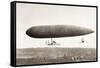 Airship-null-Framed Stretched Canvas