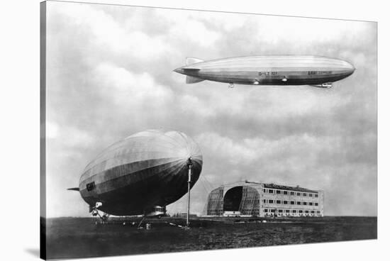 Airships at Lakehurst, New Jersey-null-Stretched Canvas