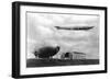 Airships at Lakehurst, New Jersey-null-Framed Photographic Print