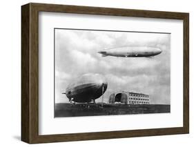 Airships at Lakehurst, New Jersey-null-Framed Photographic Print