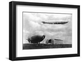 Airships at Lakehurst, New Jersey-null-Framed Photographic Print