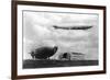 Airships at Lakehurst, New Jersey-null-Framed Photographic Print
