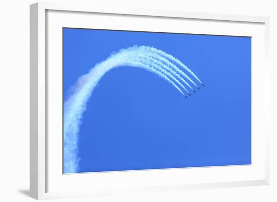 Airshow Blue Angels, Seafair Celebration, Seattle, Washington-Stuart Westmorland-Framed Photographic Print