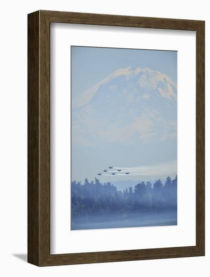 Airshow Blue Angels, Seafair Celebration, Seattle, Washington-Stuart Westmorland-Framed Photographic Print