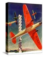 "Airshow,"September 4, 1937-Clayton Knight-Stretched Canvas