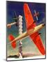 "Airshow,"September 4, 1937-Clayton Knight-Mounted Giclee Print