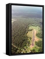 Airstrip at Port Kaituma, Guyana-null-Framed Stretched Canvas