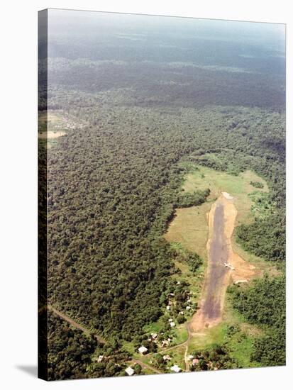 Airstrip at Port Kaituma, Guyana-null-Stretched Canvas