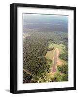 Airstrip at Port Kaituma, Guyana-null-Framed Photo