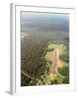 Airstrip at Port Kaituma, Guyana-null-Framed Photo