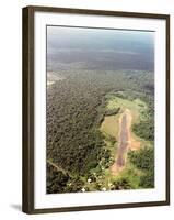 Airstrip at Port Kaituma, Guyana-null-Framed Photo