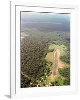 Airstrip at Port Kaituma, Guyana-null-Framed Photo