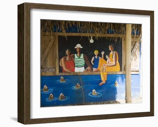 Airstrip Building at Punta Islita, Nicoya Pennisula, Pacific Coast, Costa Rica, Central America-R H Productions-Framed Photographic Print