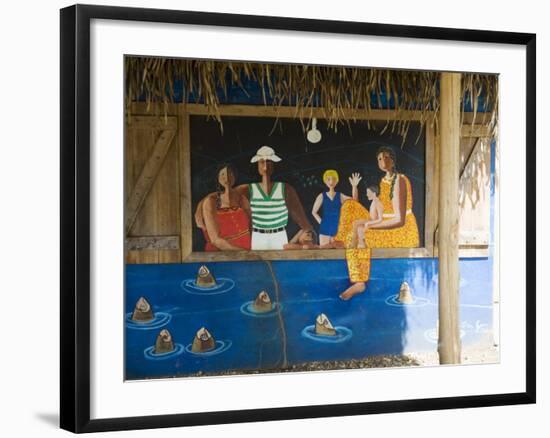 Airstrip Building at Punta Islita, Nicoya Pennisula, Pacific Coast, Costa Rica, Central America-R H Productions-Framed Photographic Print