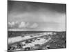 Airstrip on Orote Peninsula Captured by U.S. Marines in the Battle of Guam-null-Mounted Photo