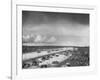Airstrip on Orote Peninsula Captured by U.S. Marines in the Battle of Guam-null-Framed Photo