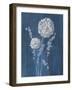 Airy Blooms I Dark Blue-Danhui Nai-Framed Art Print