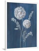 Airy Blooms II Dark Blue-Danhui Nai-Framed Art Print