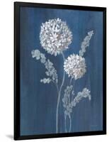 Airy Blooms II Dark Blue-Danhui Nai-Framed Art Print