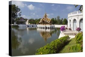 Aisawan-Dhipaya-Asana Pavilion, Bang Pa-In Palace, Central Thailand, Thailand, Southeast Asia, Asia-Stuart Black-Stretched Canvas