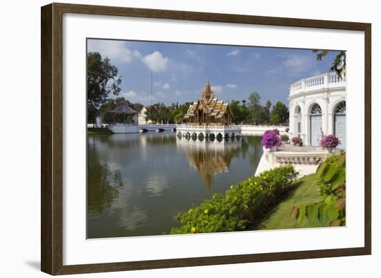 Aisawan-Dhipaya-Asana Pavilion, Bang Pa-In Palace, Central Thailand, Thailand, Southeast Asia, Asia-Stuart Black-Framed Photographic Print