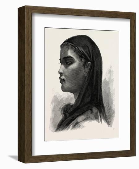 Aisha's Younger Sister, Egypt, 1879-null-Framed Giclee Print