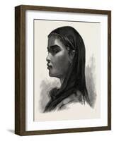 Aisha's Younger Sister, Egypt, 1879-null-Framed Giclee Print