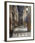 Aisle of Cathedral of Novara, Architect Alessandro Antonelli-null-Framed Giclee Print