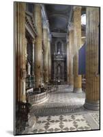 Aisle of Cathedral of Novara, Architect Alessandro Antonelli-null-Mounted Giclee Print