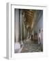 Aisle of Cathedral of Santa Maria Nuova, Monreale, Sicily, Italy, 12th Century-null-Framed Giclee Print