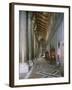 Aisle of Cathedral of Santa Maria Nuova, Monreale, Sicily, Italy, 12th Century-null-Framed Giclee Print